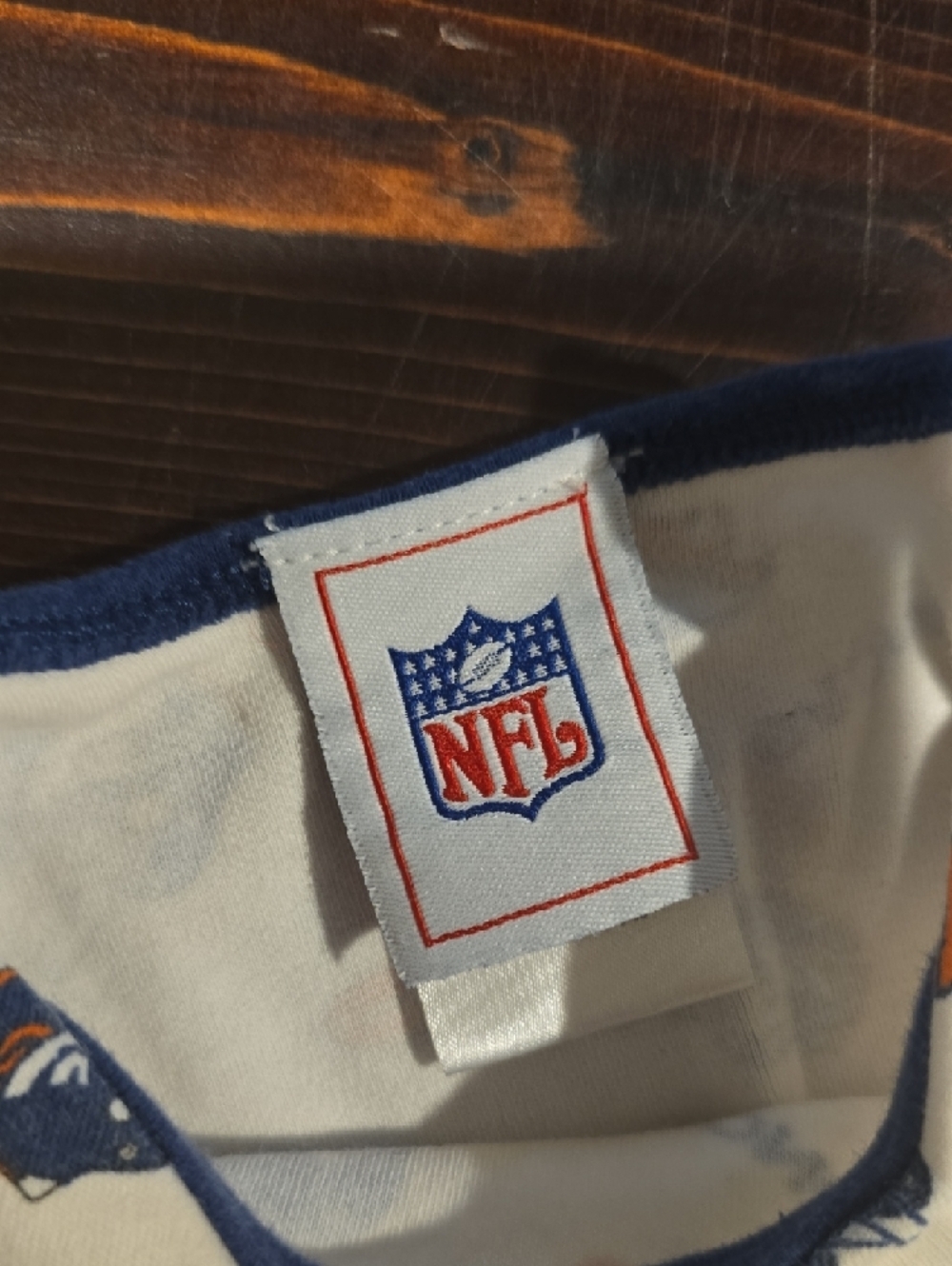 NFL Denver Broncos Newborn Onesie 0-3 Months Blue Orange White - Picture 2 of 4